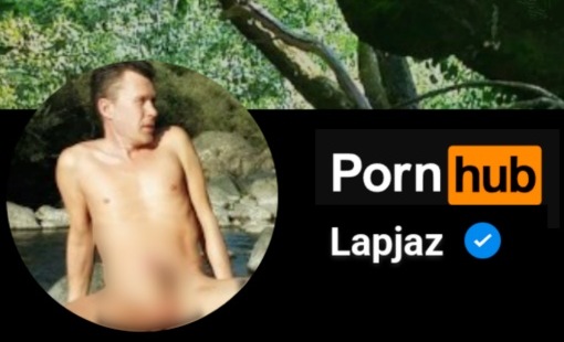 
Pornhub profile image of Lapjaz ecosexual ecoporn ecoslut, sitting naked on a rock in a river
